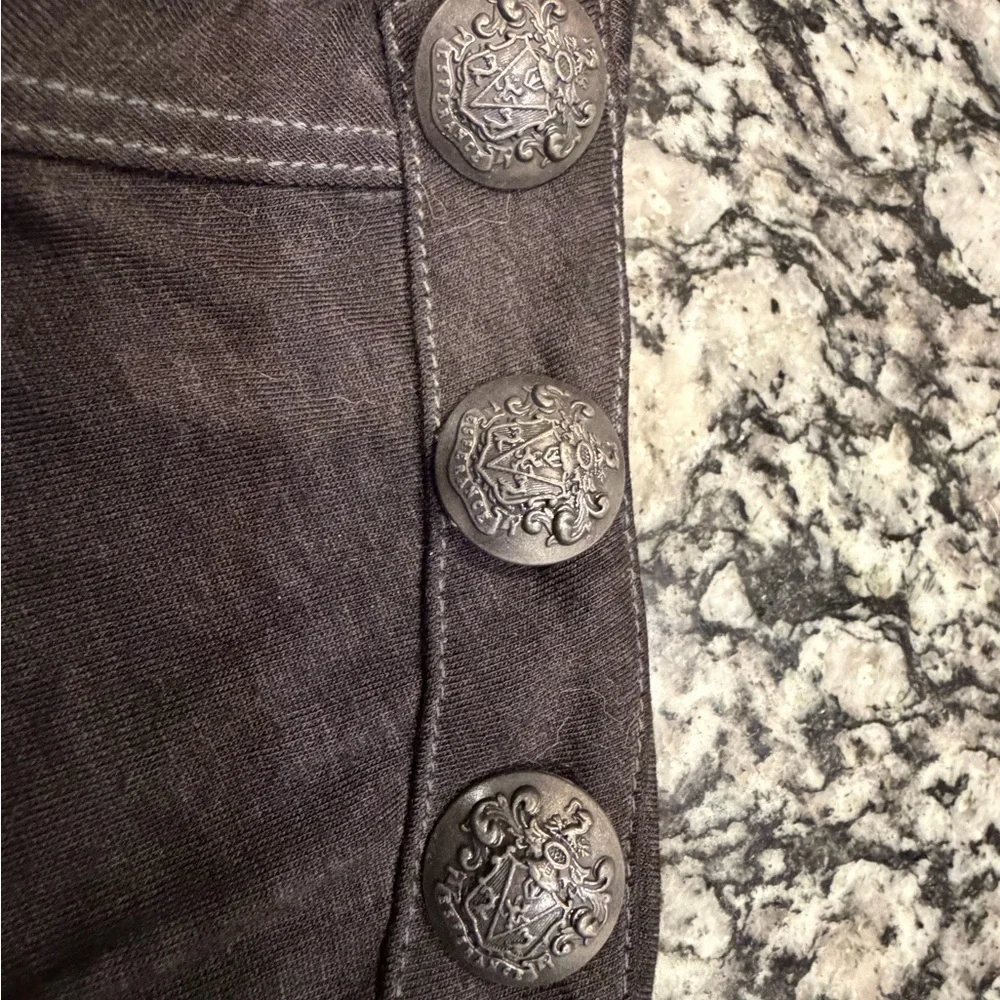 Veronica Beard Charcoal Short Sleeve Top - Picture 10 of 12